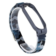 Ремешок для ANCHOR Xiaomi Mi Band 5 Milanese Loop Color Цвет Хаки Темно-Синий