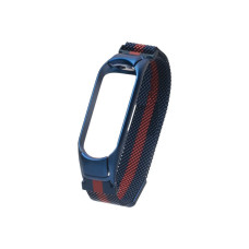 Ремешок для Xiaomi Mi Band 4 Milanese Loop Color Сине-Красный