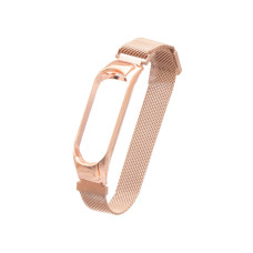 Ремешок для Xiaomi Mi Band 4 Milanese Loop Розово-Золотой