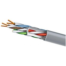 Кабель витая пара ЗЗЦМ UTP 4х2х0.5 23 AWG Cat.6 (UTP медь внутренний) бухта 305м белый