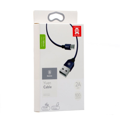 Кабель USB Baseus CAMYW-A USB to Micro 2A Черный Кабель USB Baseus CAMYW-A USB to Micro 2A Черный