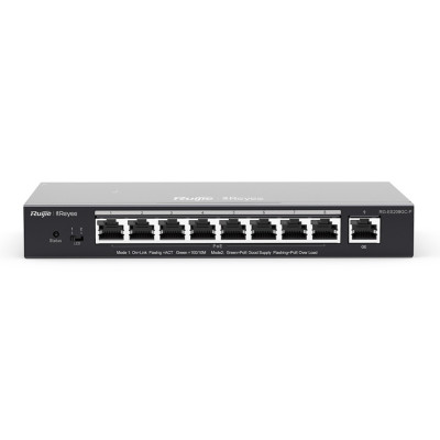 Коммутатор Ruijie Reyee RG-ES209GC-P (8xGE PoE+, 1xGE, max PoE 120W, desktop, steel case, Ruijie Cloud, Web Smart) Коммутатор Ruijie Reyee RG-ES209GC-P (8xGE PoE+, 1xGE, max PoE 120W, desktop, steel case, Ruijie Cloud, Web Smart)