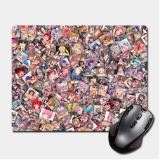 Игровая поверхность Nextprint коллаж Ахегао - Ahegao 300 х 250 мм (14978)