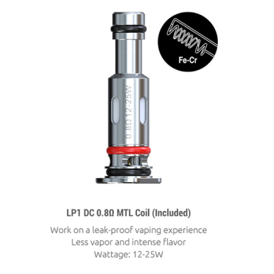 Сменный испаритель Smok LP1 Coil DC MTL - 0.8 Ом  (co0339-hbr)