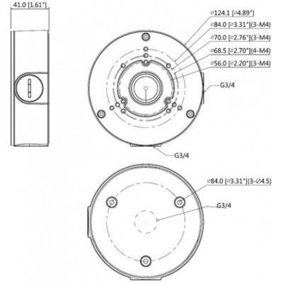Водонепроницаемый коммутационный бокс Dahua DH-PFA130-E