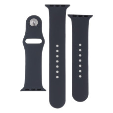 Ремешок Band Silicone Two-Piece для Apple Watch 38 / Apple Watch 40mm Dark grey