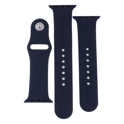 Ремешок Band Silicone Two-Piece для Apple Watch 38 / Apple Watch 40mm Dark blue