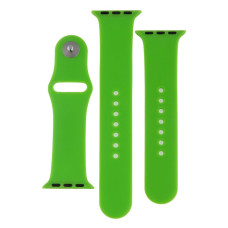 Ремешок Band Silicone Two-Piece для Apple Watch 38 / Apple Watch 40mm Shiny green
