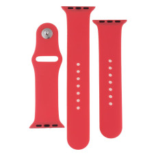 Ремешок Band Silicone Two-Piece для Apple Watch 38 / Apple Watch 40mm Rose red
