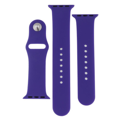 Ремешок Band Silicone Two-Piece для Apple Watch 38 / Apple Watch 40mm Elegant purple