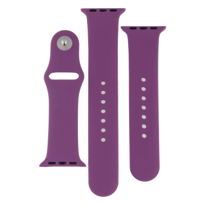 Ремешок Band Silicone Two-Piece для Apple Watch 38 / Apple Watch 40mm Grape