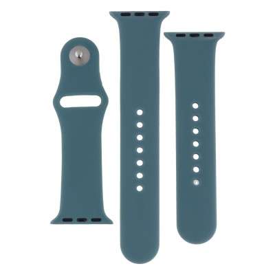 Ремешок Band Silicone Two-Piece для Apple Watch 38 / Apple Watch 40mm Pine green