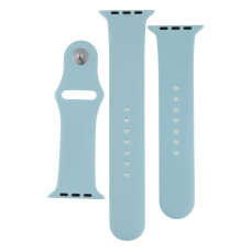 Ремешок Band Silicone Two-Piece для Apple Watch 42 / Apple Watch 44mm Light cyan