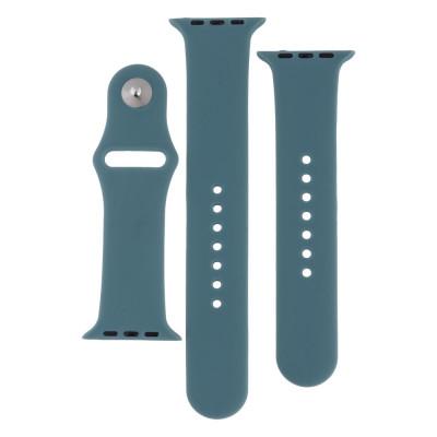 Ремешок Band Silicone Two-Piece для Apple Watch 42 / Apple Watch 44mm Pine green