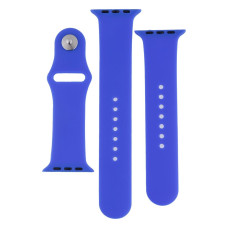 Ремешок Band Silicone Two-Piece для Apple Watch 42 / Apple Watch 44mm Shiny blue