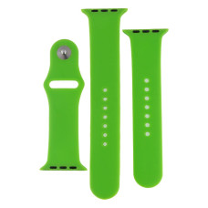 Ремешок Band Silicone Two-Piece для Apple Watch 42 / Apple Watch 44mm Shiny green