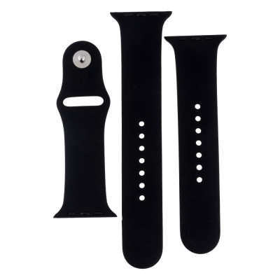Ремешок Band Silicone Two-Piece для Apple Watch 42 / Apple Watch 44mm Black