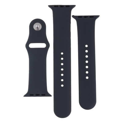 Ремешок Band Silicone Two-Piece для Apple Watch 42 / Apple Watch 44mm Dark grey