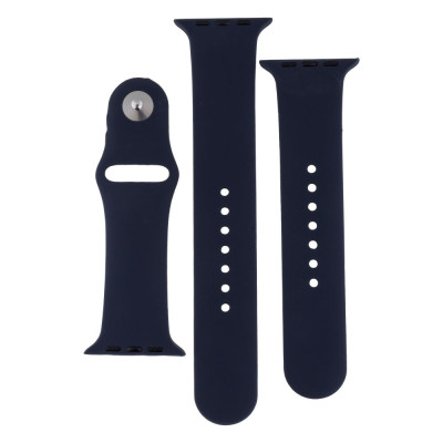 Ремешок Band Silicone Two-Piece для Apple Watch 42 / Apple Watch 44mm Dark blue