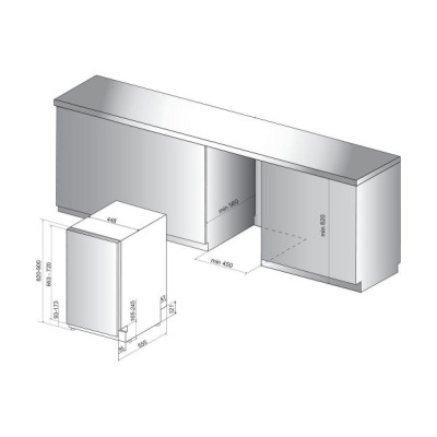Посудомоечная машина Whirlpool WSIC 3M27 C Посудомоечная машина Whirlpool WSIC 3M27 C