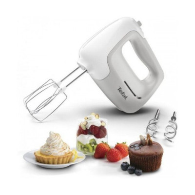 Миксер Tefal HT450B38 Белый/Серый 450 Вт Миксер Tefal HT450B38 Белый/Серый 450 Вт