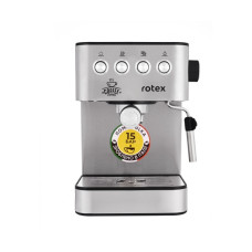 Рожковая кофеварка эспрессо Rotex RCM850-S Power Espresso