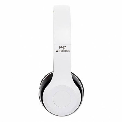 Беспроводные наушники Bluetooth Wireless Headset MDR P47 Black White Беспроводные наушники Bluetooth Wireless Headset MDR P47 Black White