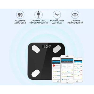 Ваги скляні Opera OS2017B-A Bluetooth Чорний Ваги скляні Opera OS2017B-A Bluetooth Чорний