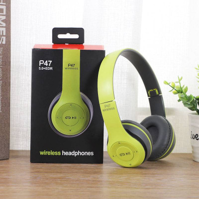 Беспроводные наушники Bluetooth Wireless Headset MDR P47 Black гарнитура для ПК Беспроводные наушники Bluetooth Wireless Headset MDR P47 Black гарнитура для ПК