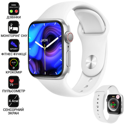 Умные смарт часы Smart Watch AK99-SW 4.4 см White Умные смарт часы Smart Watch AK99-SW 4.4 см White