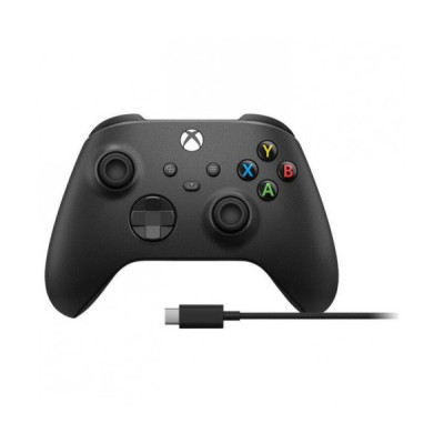 Геймпад Microsoft Xbox Series X S Wireless Controller Carbon Black + USB Cable (XOA-0010, 1V8-00002) Геймпад Microsoft Xbox Series X S Wireless Controller Carbon Black + USB Cable (XOA-0010, 1V8-00002)