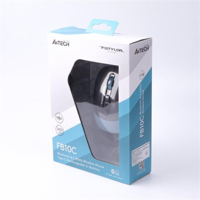 Мышь беспроводная A4Tech FB10C Ash Blue USB Мышь беспроводная A4Tech FB10C Ash Blue USB