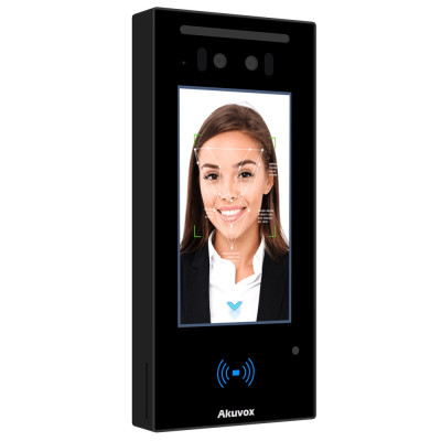 IP-панель виклику Akuvox E16C з біометричним терміналом розпізнавання облич (в масці) IP-панель виклику Akuvox E16C з біометричним терміналом розпізнавання облич (в масці)