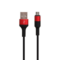 Кабель USB Hoco X26 Xpress Charging USB - Micro USB Черно-Красный