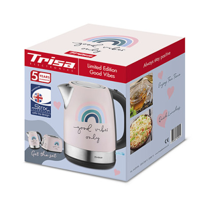 Тостер Trisa Good Vibes 7371.8612 с рисунком (5666) Тостер Trisa Good Vibes 7371.8612 с рисунком (5666)