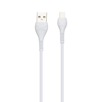 Кабель USB Hoco X37 Cool Power Charging USB - Lightning 2,4 А Белый