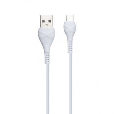 Кабель USB Hoco X37 Cool Power Charging USB - Type C 3А Белый