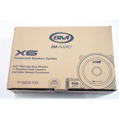 Автомобильные колонки Boschmann BM Audio F-528-X6 13см двухполосные компонентные 200W (3_00337) Автомобильные колонки Boschmann BM Audio F-528-X6 13см двухполосные компонентные 200W (3_00337)