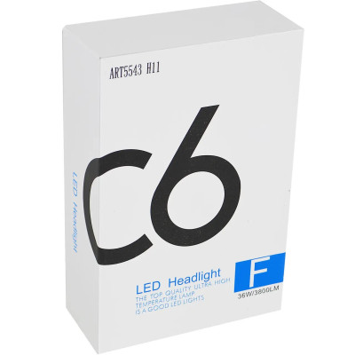 Автомобильные светодиодные LED лампы RIAS C6 H11 36W 6000K (3_00369) Автомобильные светодиодные LED лампы RIAS C6 H11 36W 6000K (3_00369)
