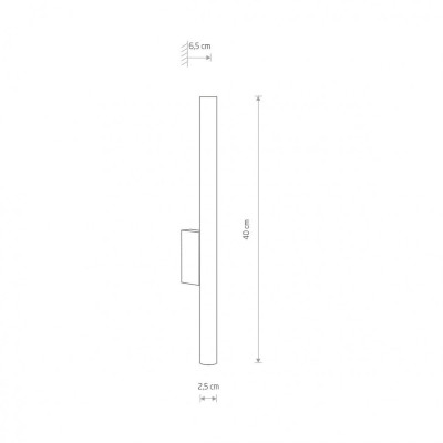 Настенный светильник Nowodvorski 8048 LASER WALL WHITE