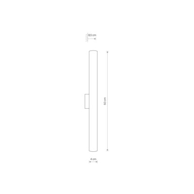 Настенный светильник Nowodvorski 8118 ICE TUBE LED S CN Настенный светильник Nowodvorski 8118 ICE TUBE LED S CN