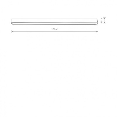 Потолочный светильник Nowodvorski 7556 STRAIGHT LED WHITE CEILING Потолочный светильник Nowodvorski 7556 STRAIGHT LED WHITE CEILING
