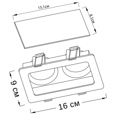 Точечный светильник POINT 2 BK Imperium Light 260216.05.05 Точечный светильник POINT 2 BK Imperium Light 260216.05.05