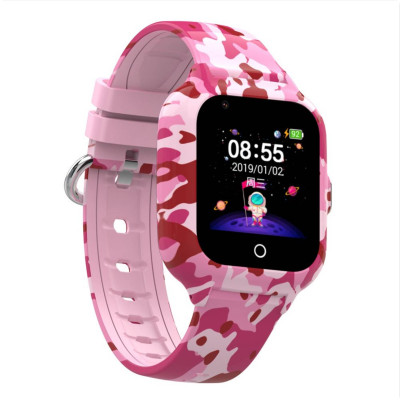 Детские умные GPS часы с видеозвонком Wonlex KT22s Pink (SBWKT22SP)