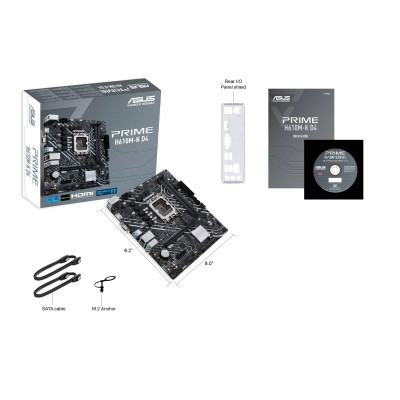 Материнская плата Asus Prime H610M-K D4 Socket 1700 Материнская плата Asus Prime H610M-K D4 Socket 1700