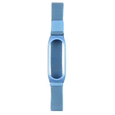 Ремінець Milanese Loop Xiaomi Mi Band 6 / Mi Band 5/ Mi Band 4 Milanese Loop Блакитний