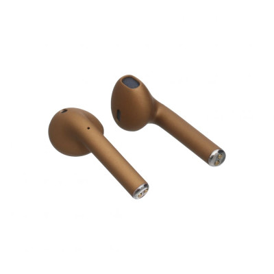 Стерео гарнитура Hoco TWS ES28 Lightning Bluetooth V5.0 400 mAh Золотой Стерео гарнитура Hoco TWS ES28 Lightning Bluetooth V5.0 400 mAh Золотой