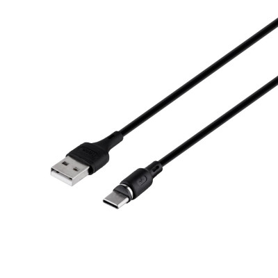 Кабель Hoco X52 Sereno magnetic USB - Type C 3А 1 m Чорний