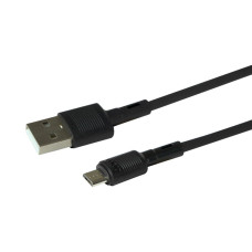 Кабель Hoco X83 USB – Micro USB 2.4А 1 m Черный