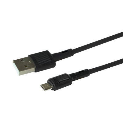 Кабель Hoco X83 USB – Micro USB 2.4А 1 m Черный
